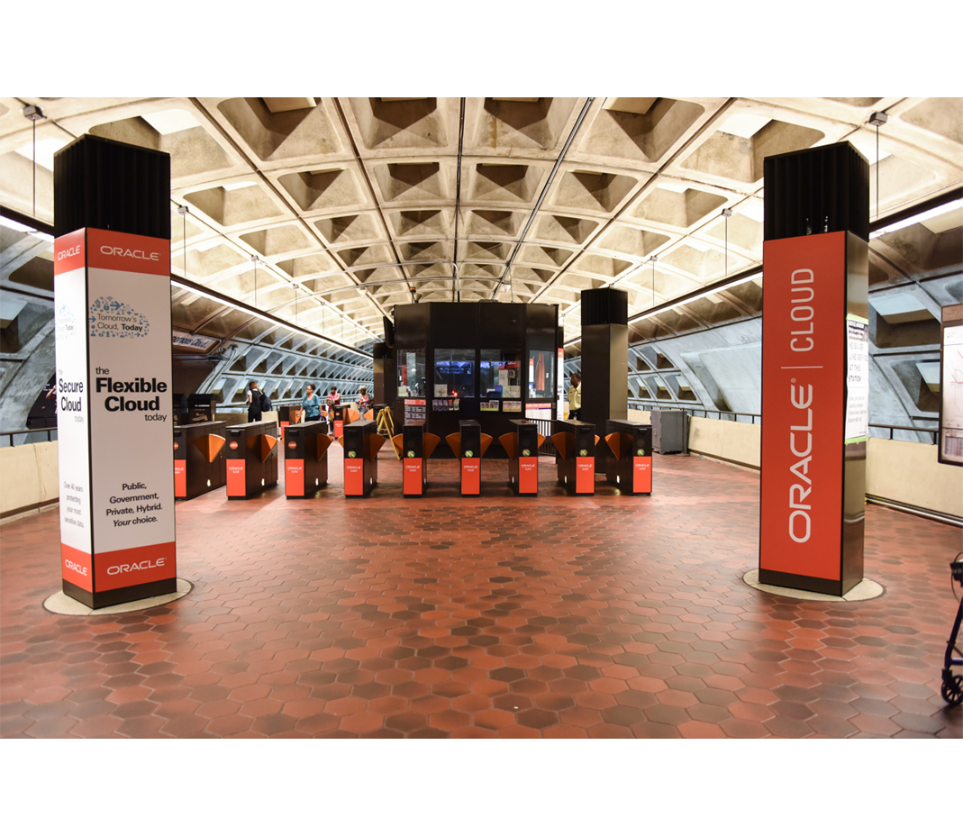 Oracle DC Metro Station Takeover